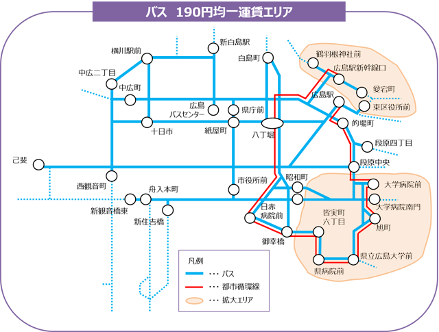 バスサービス向上計画 サービス向上計画 広島電鉄